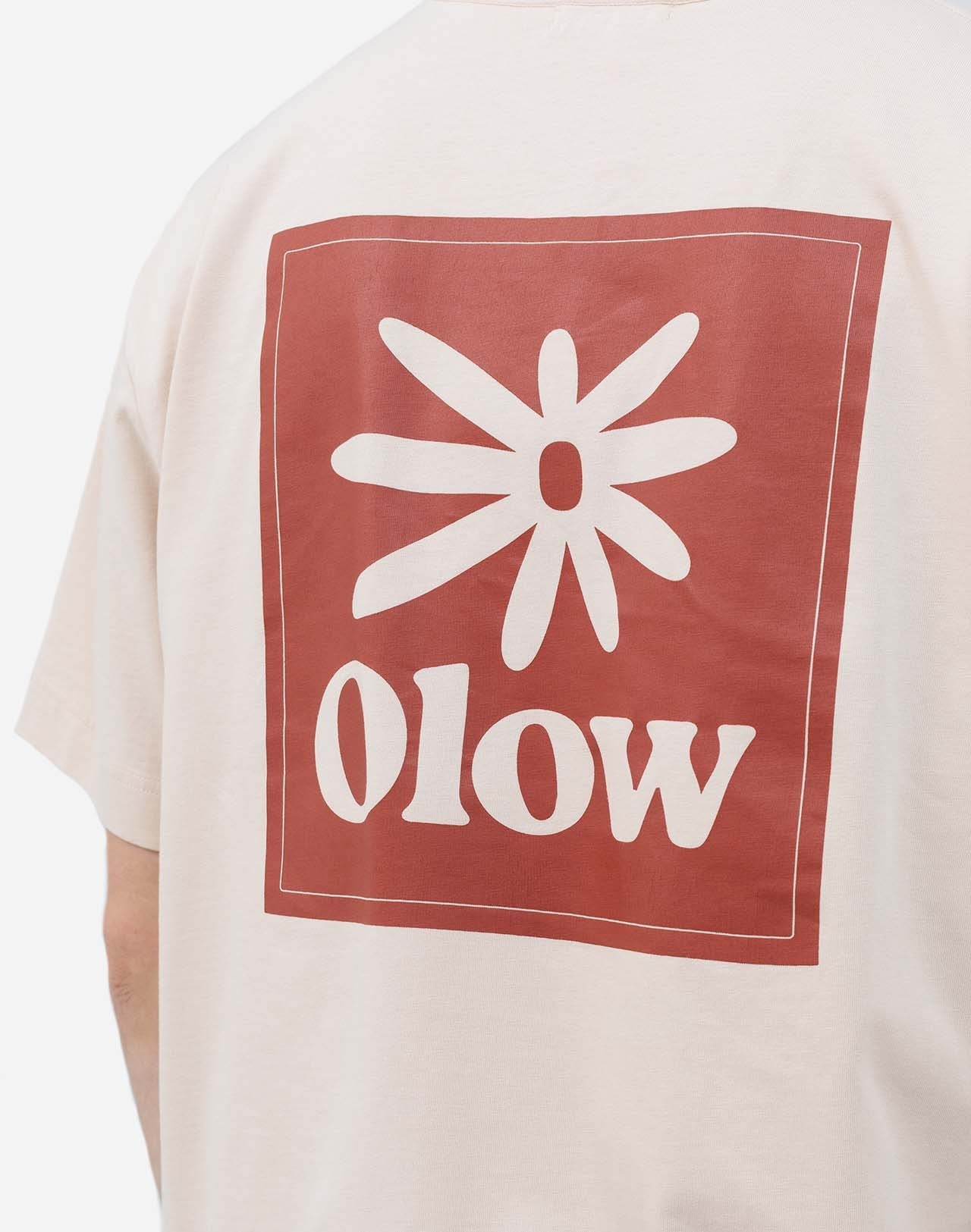 Tshirt ample Flower crème