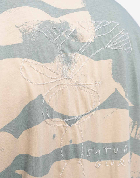 T-shirt ample Gloria bicolore