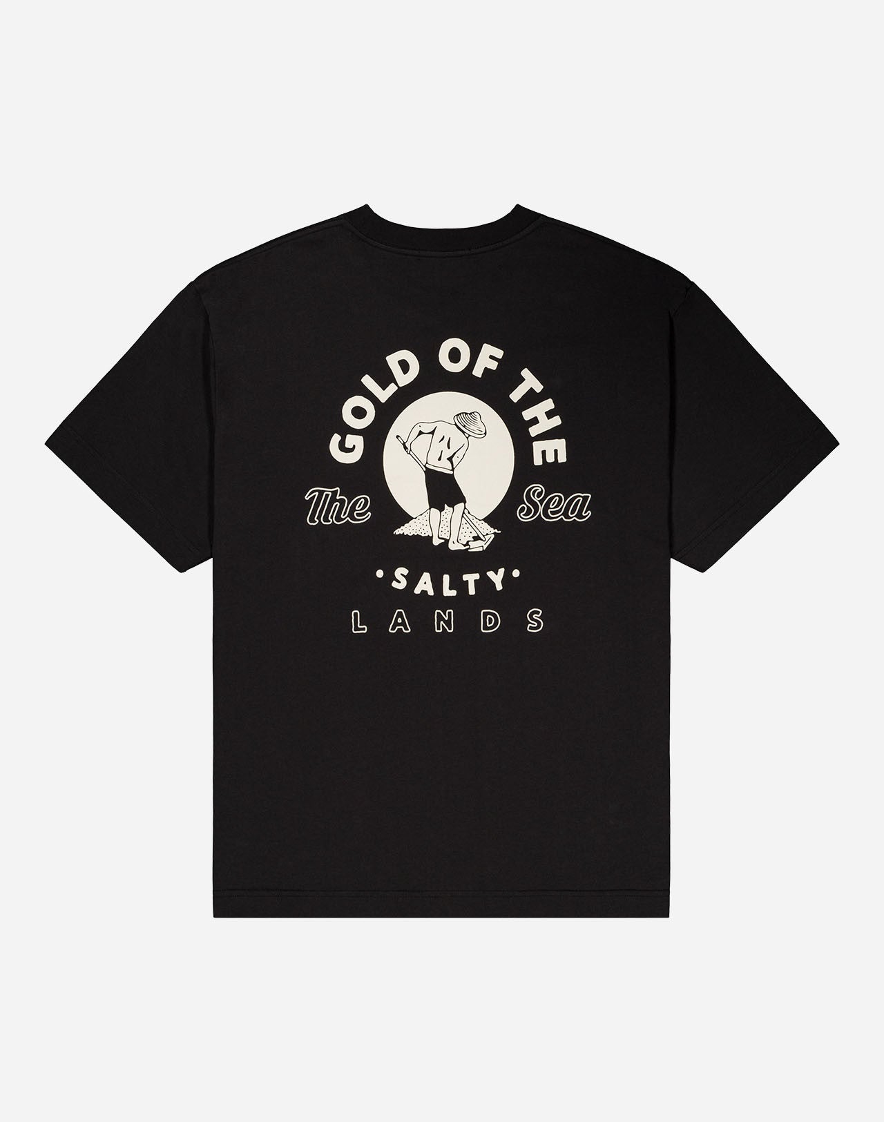 T-shirt ample Gold noir carbone
