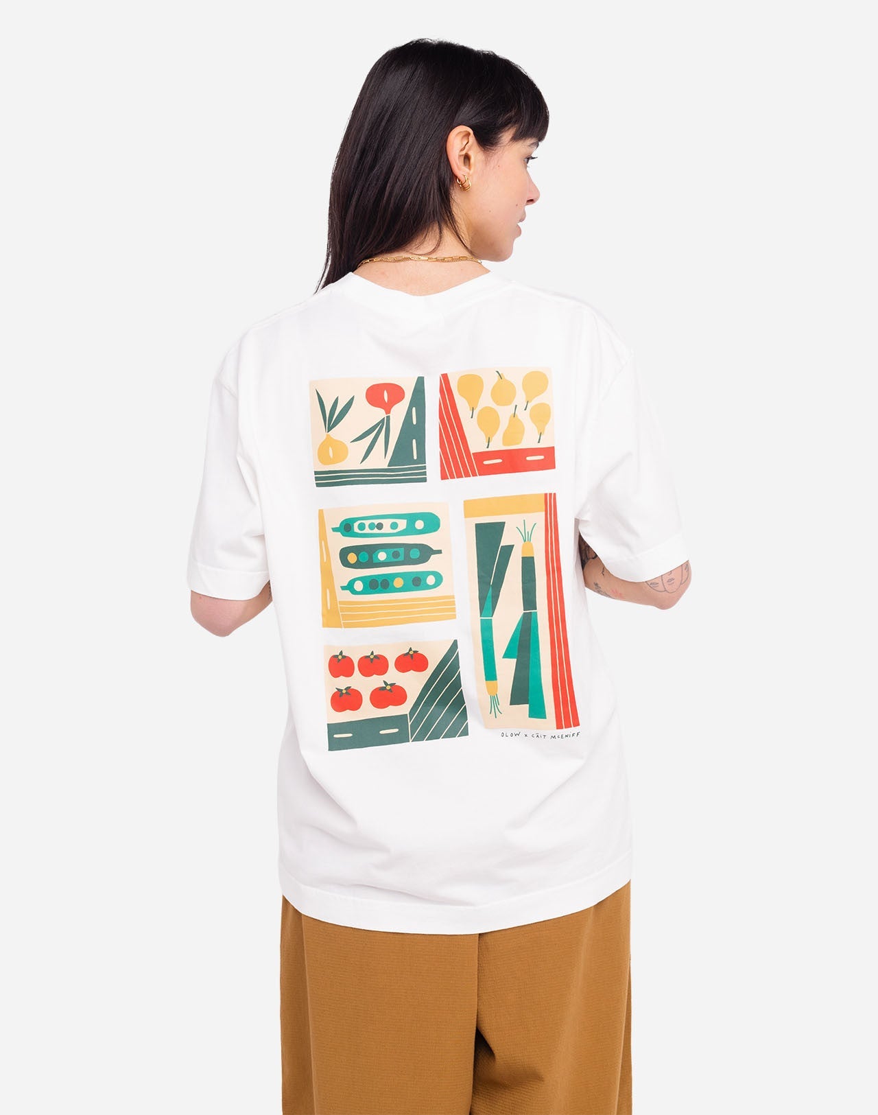 Tshirt ample Harvest écru