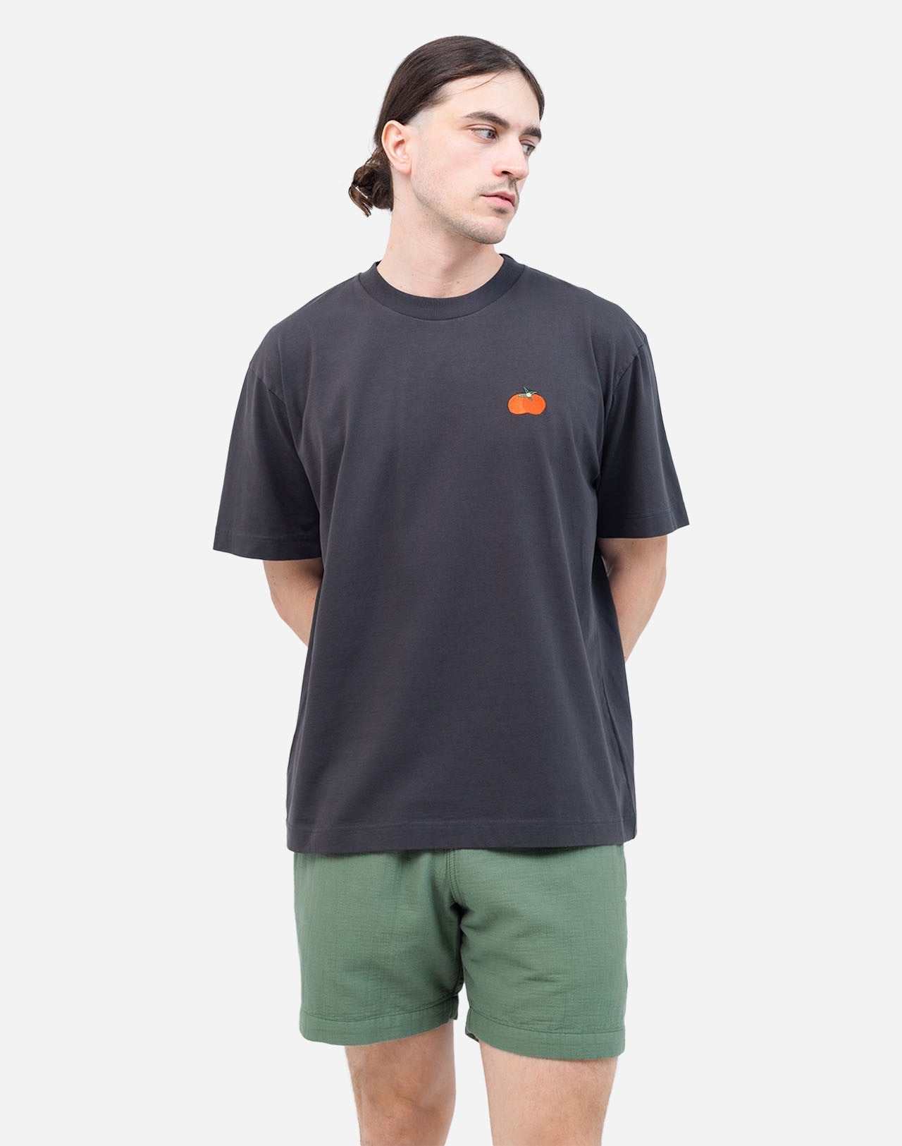 Tshirt ample Harvest noir carbone
