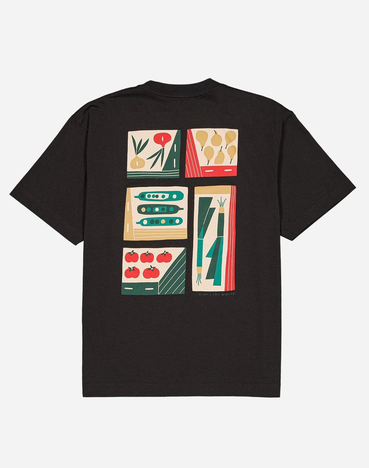 Tshirt ample Harvest noir carbone