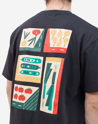 Tshirt ample Harvest noir carbone