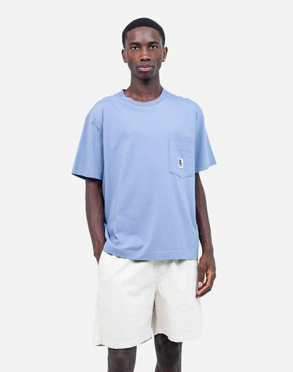 Tshirt ample Japo bleu azur SS26