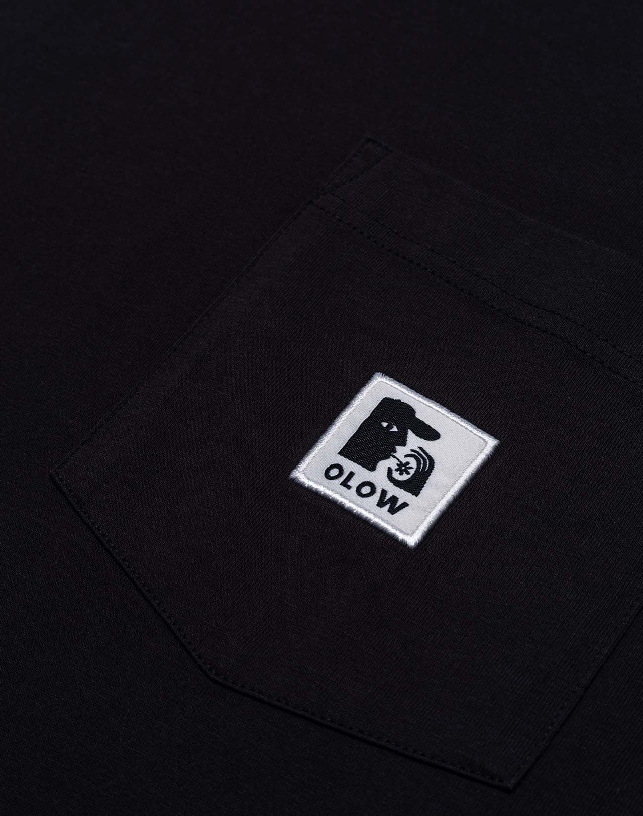 T-shirt ample Japo noir carbone