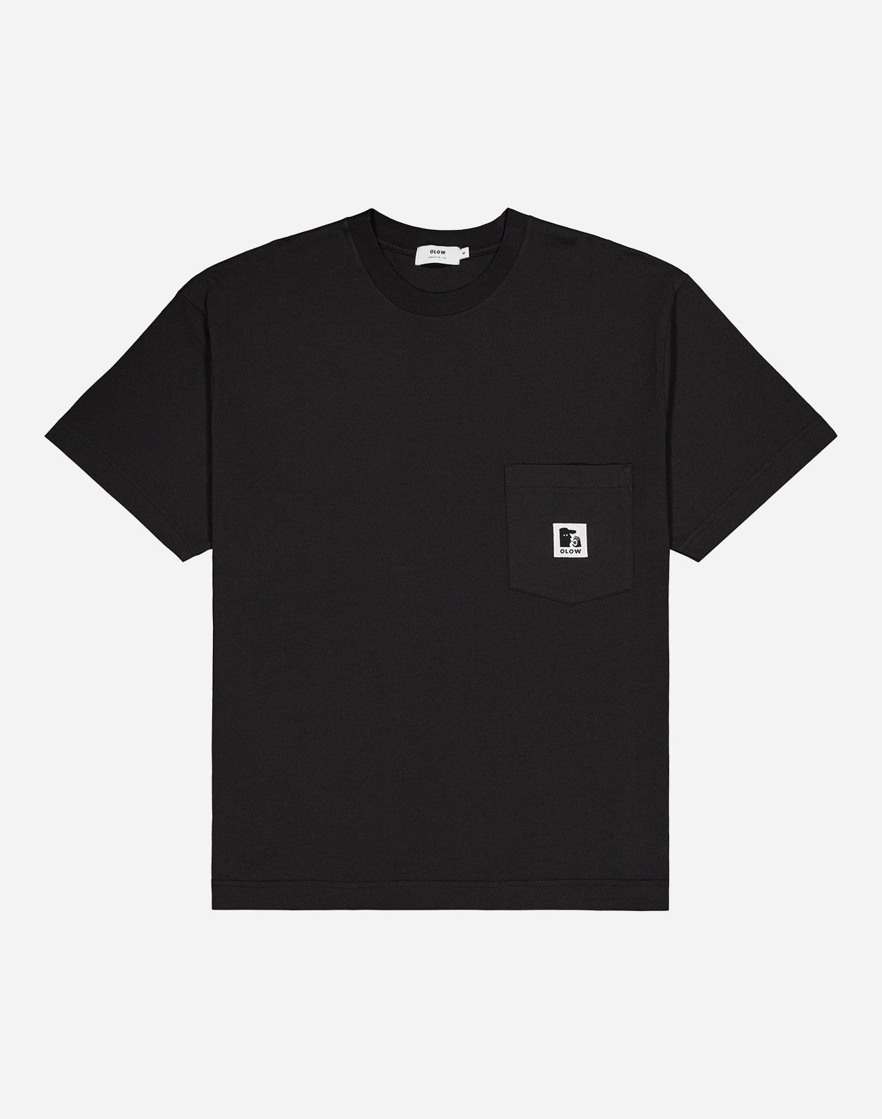 T-shirt ample Japo noir carbone