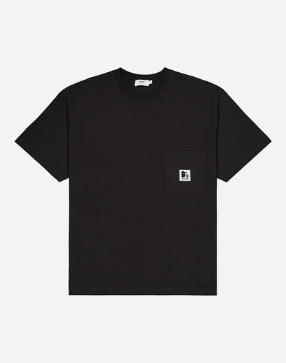 T-shirt ample Japo noir carbone
