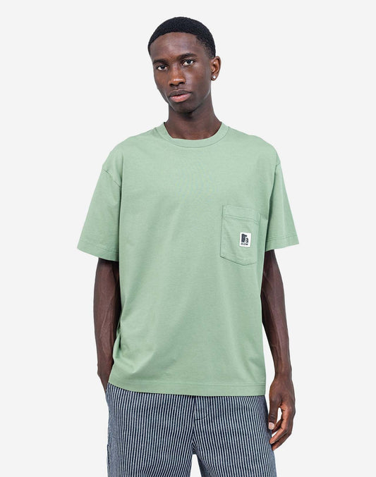 Tshirt ample Japo vert sauge
