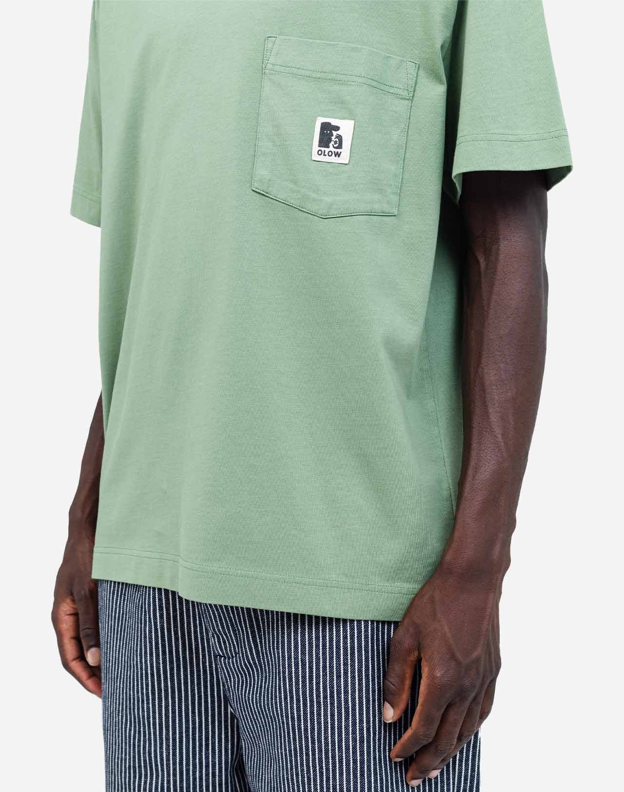 Tshirt ample Japo vert sauge