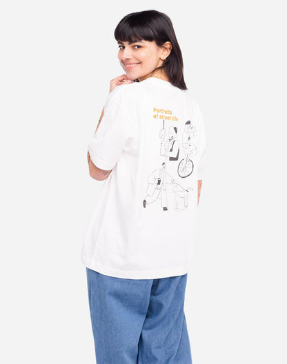Tshirt ample People écru