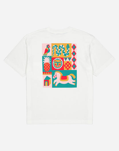 T-shirt ample Quetzal écru
