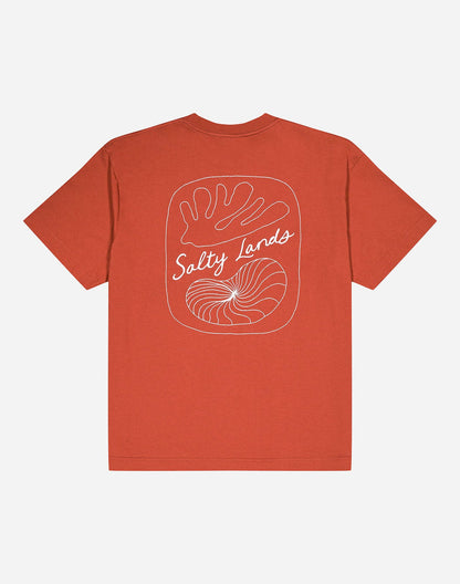 T-shirt ample Shellweed rouille