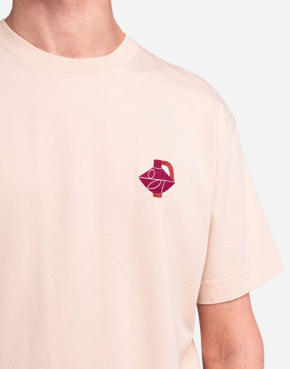 T-shirt ample Soleil d'hiver crème