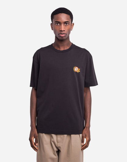 T-shirt ample Weather noir carbone