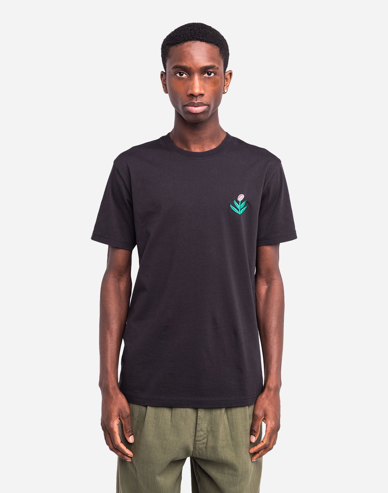 T-shirt Belle saison noir carbone