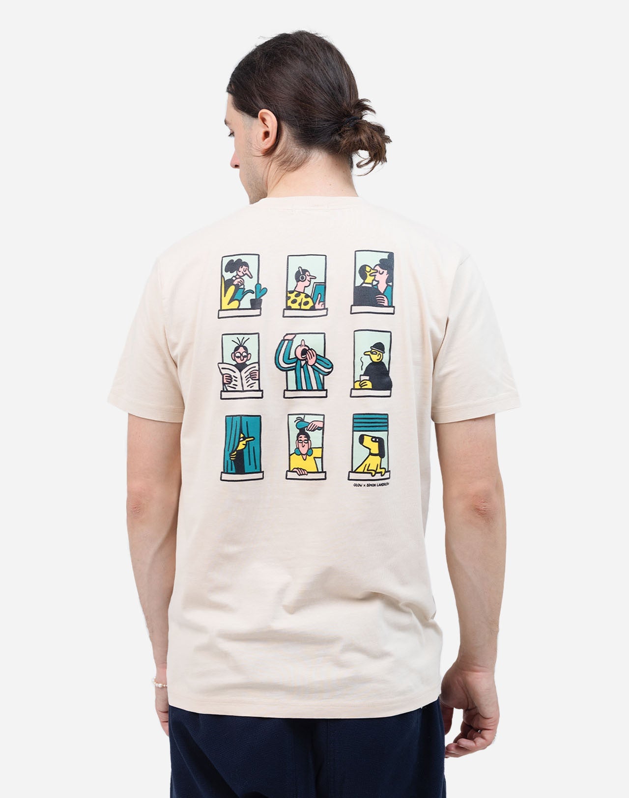 Tshirt Building crème