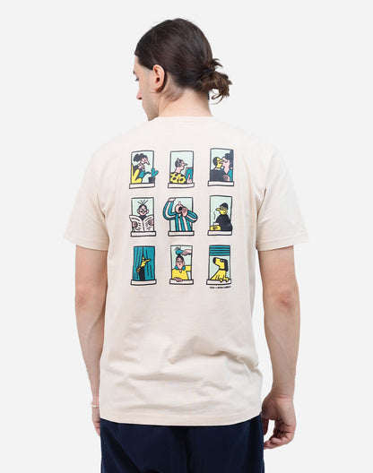 Tshirt Building crème