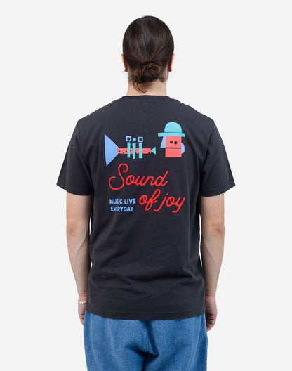 Tshirt Fanfare noir carbone