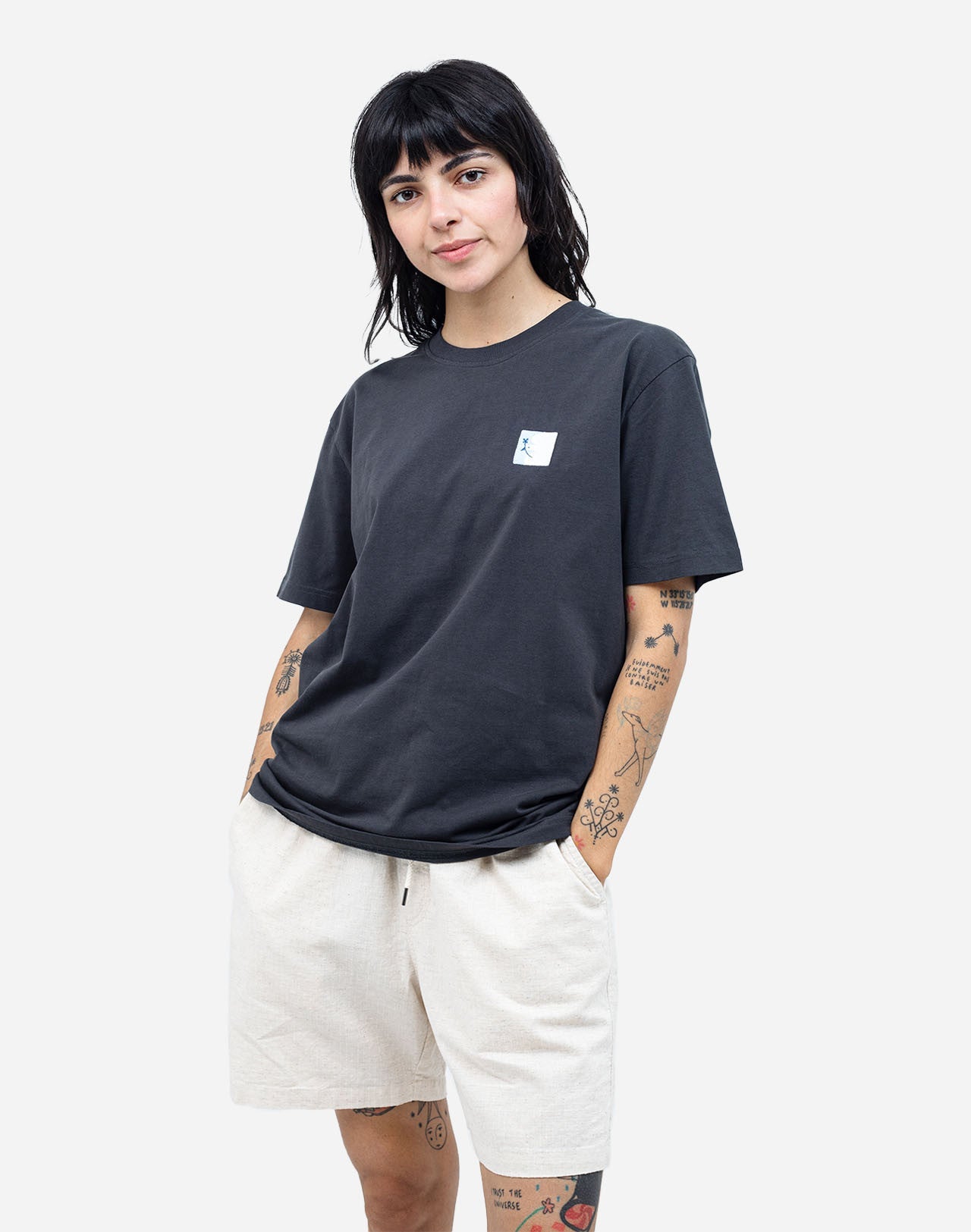 Tshirt Good Time noir carbone