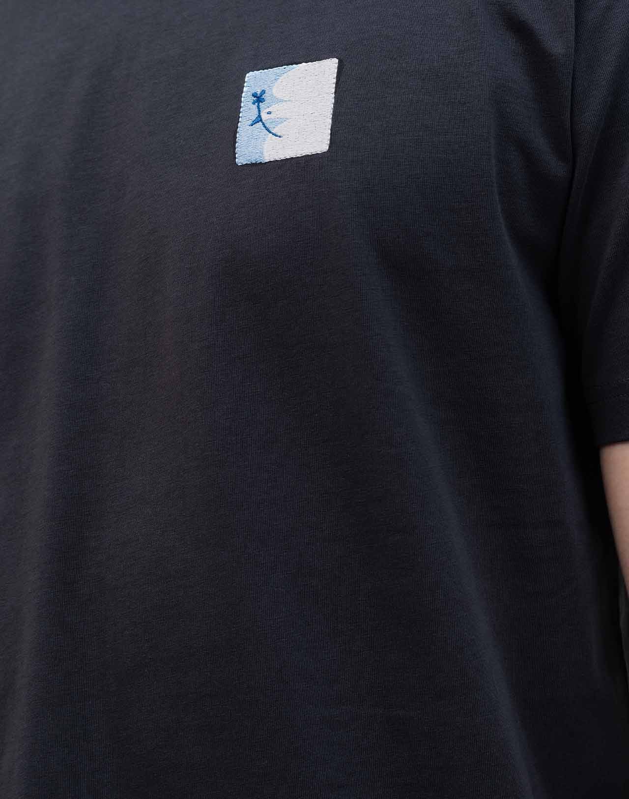 Tshirt Good Time noir carbone