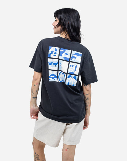 Tshirt Good Time noir carbone