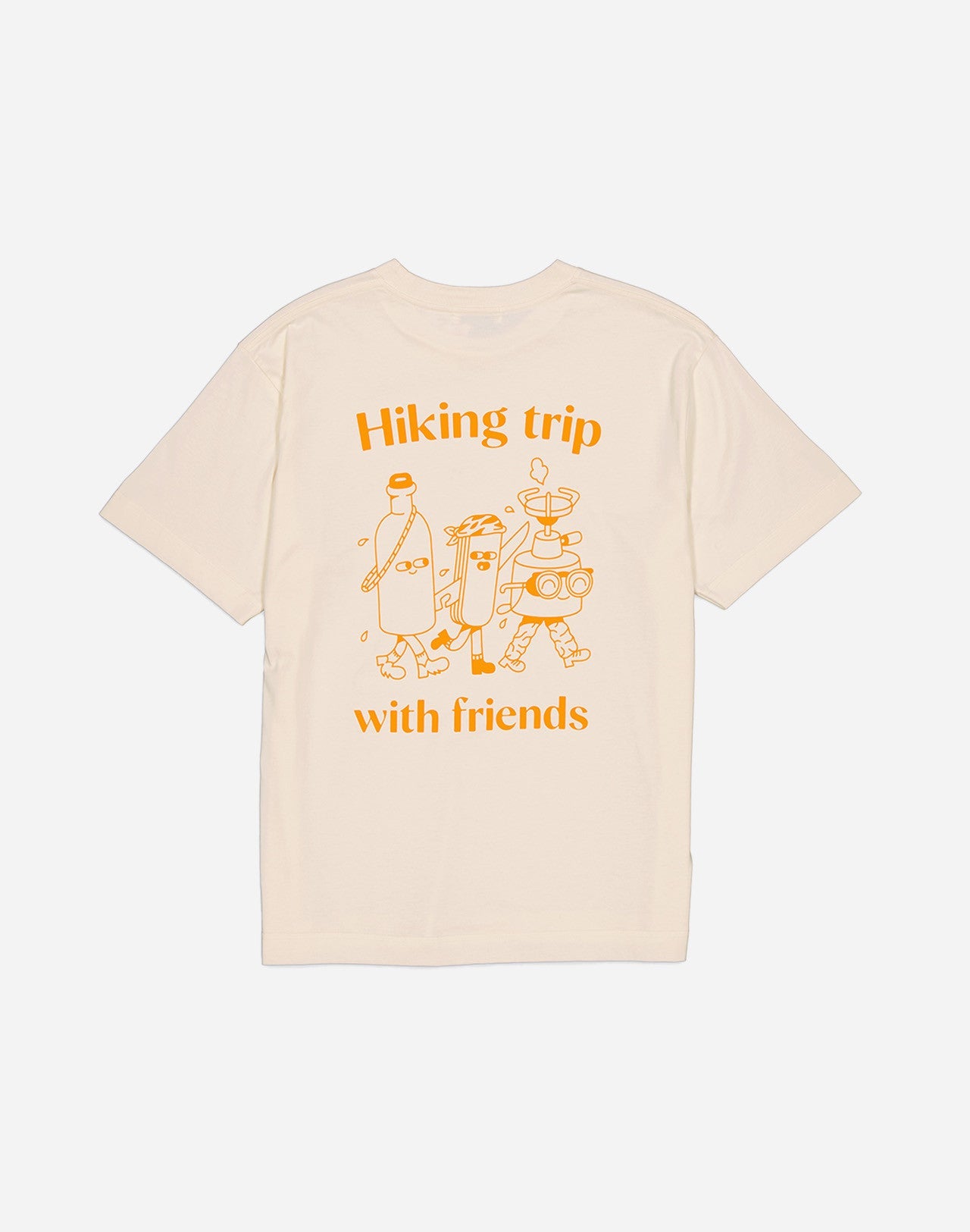 T-shirt Hiking Trip ivoire ample