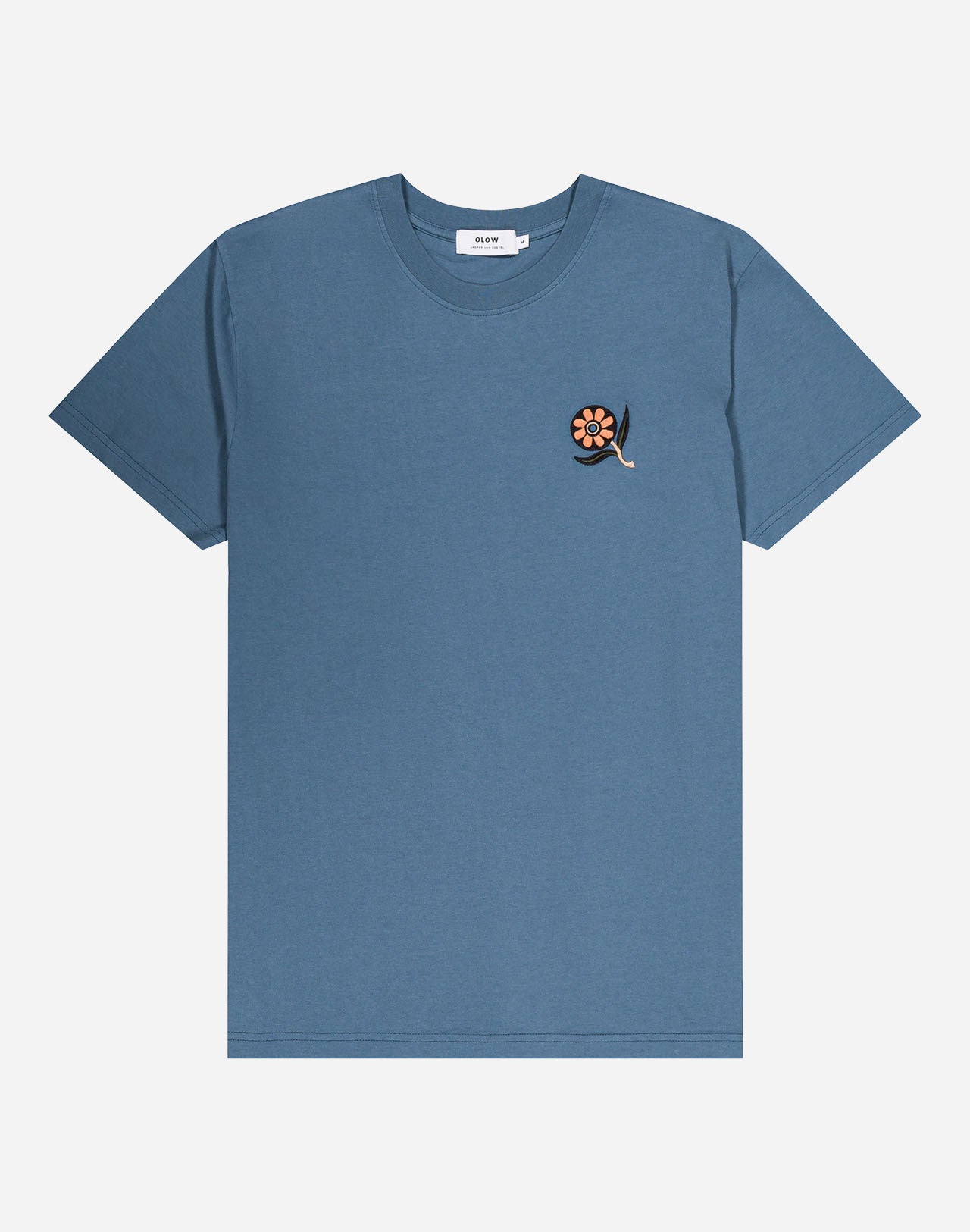 T-shirt Ikeba bleu acier