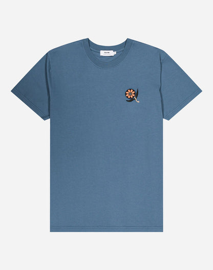 T-shirt Ikeba bleu acier