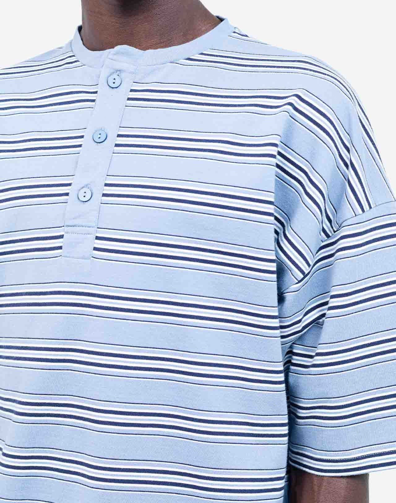 Tshirt ample Omi bleu azur