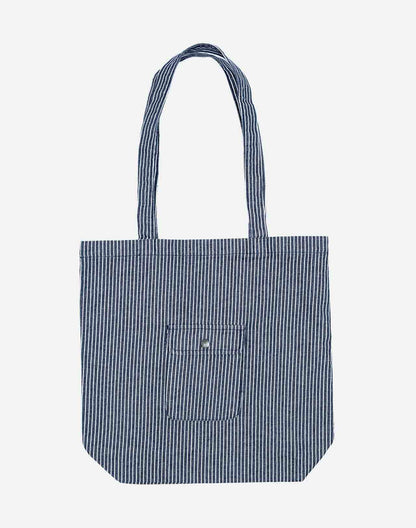 Totebag Toto Stripes denim rayé
