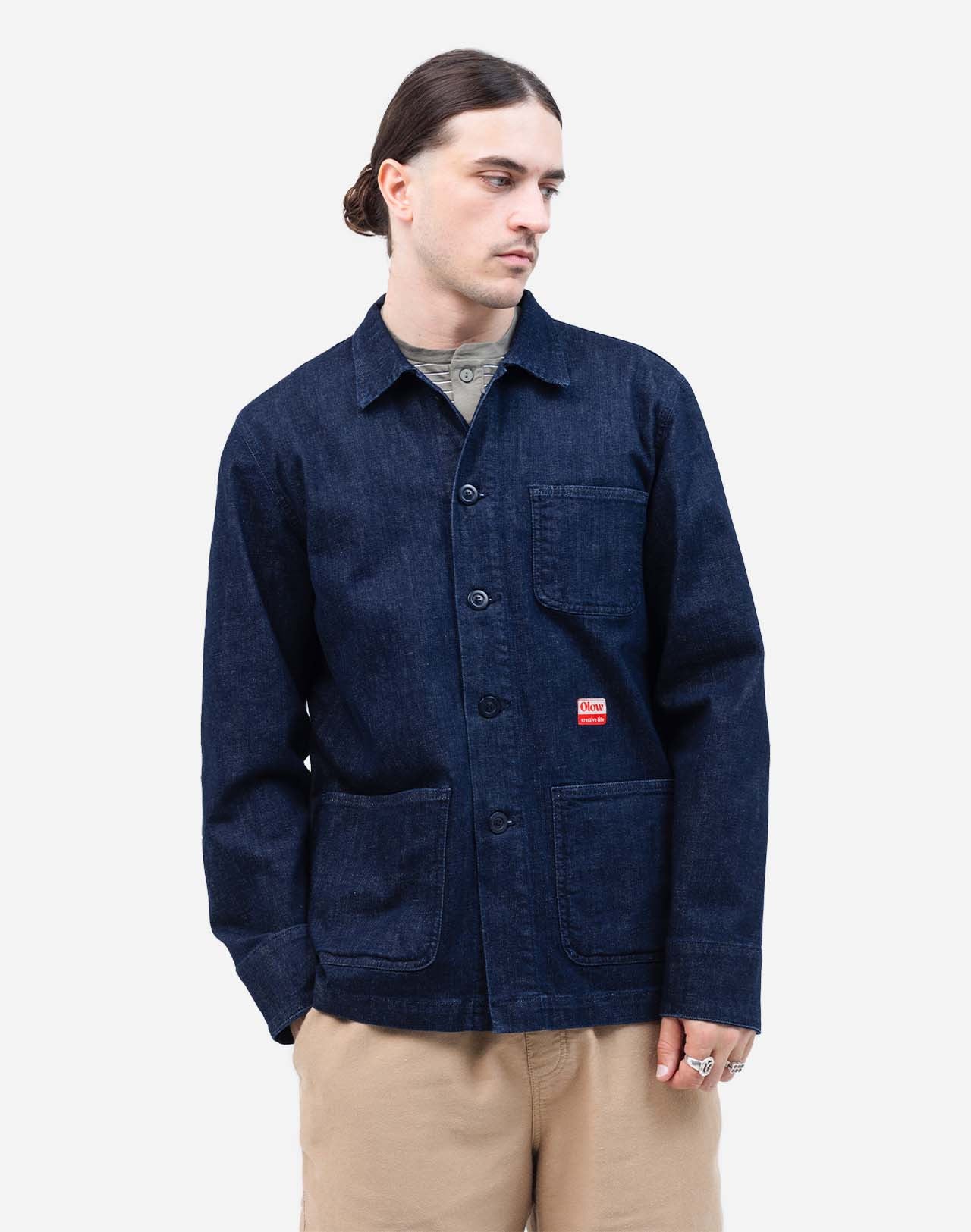 Veste Crafts denim bleu foncé