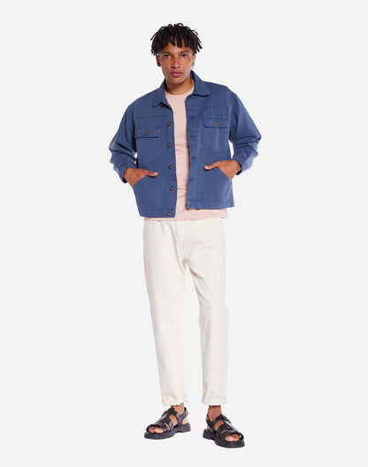 Veste Hekinan bleu cobalt