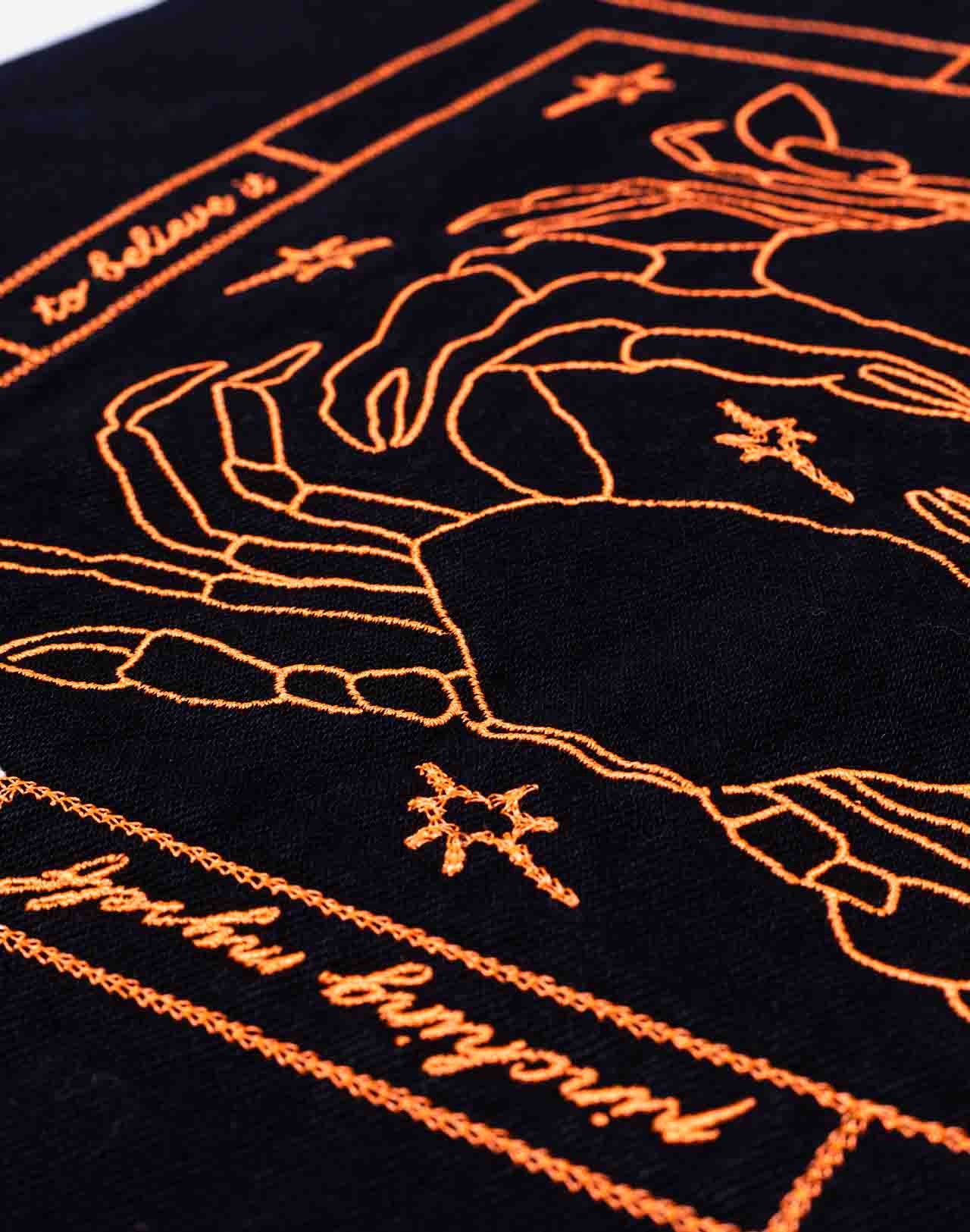 Veste sans manches Étrille noire