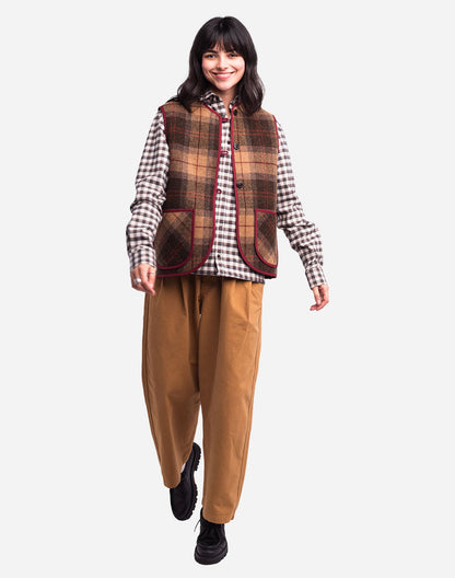 Veste sans manches Shepherd tartan