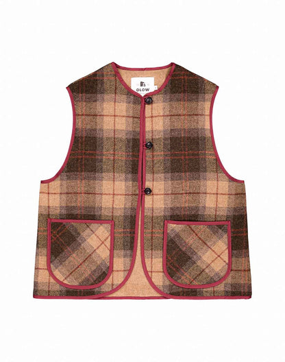 Veste sans manches Shepherd tartan