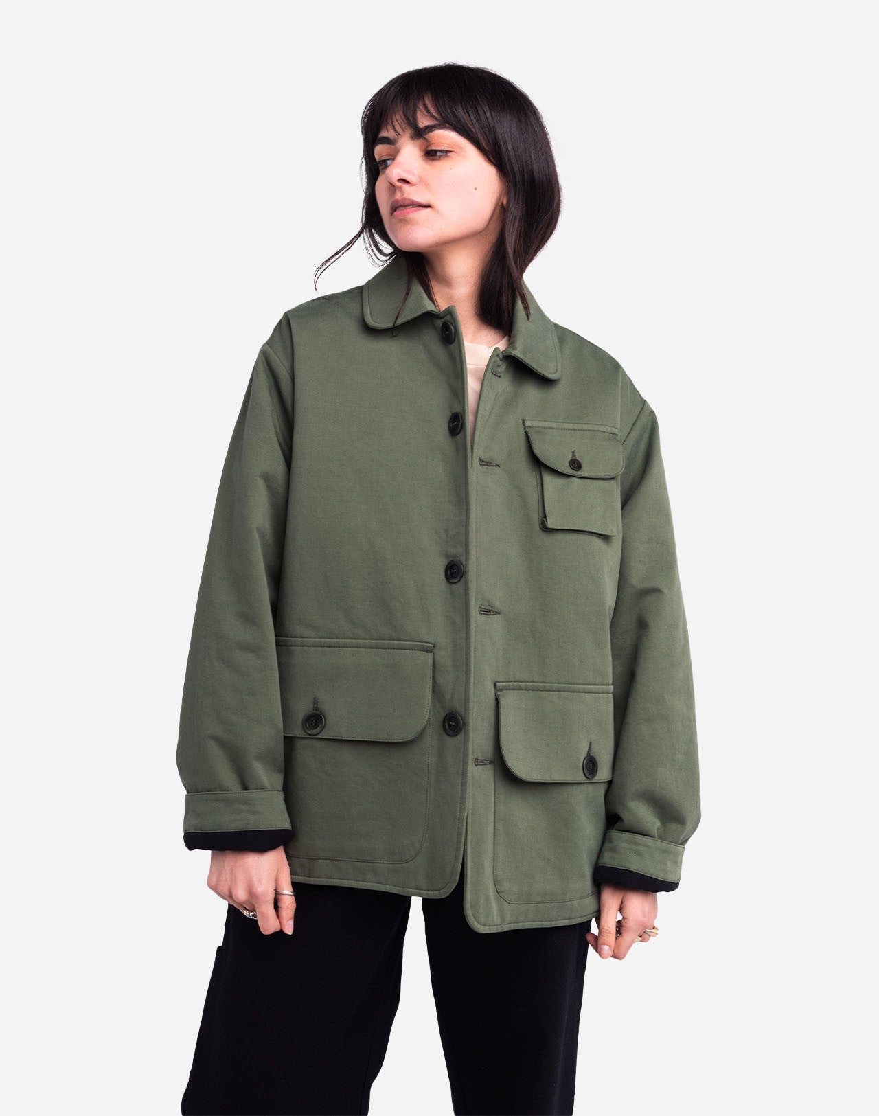 Veste Syllan kaki